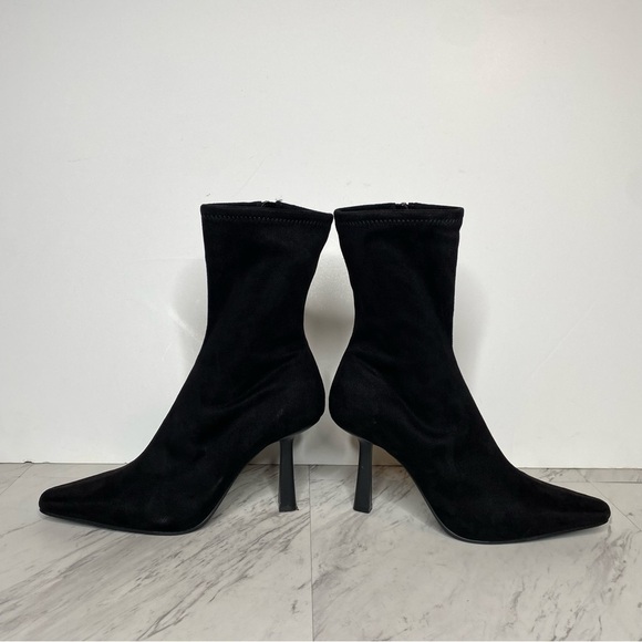 Steve Madden Vakay Black Sock Bootie 9M - Picture 7 of 13